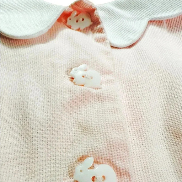 Maggie & Zoe | Pastel Scalloped Bunny Dress (12 mos) 🐰💕 - Picture 6 of 7